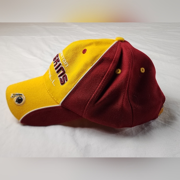 Washington Redskins Double Logo NFL Adult Hat Cap Adjustable Hook & Loop - Picture 3 of 7